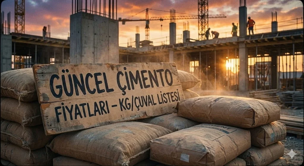 Güncel Çimento Fiyatları 2026 – Kg/Çuval Listesi