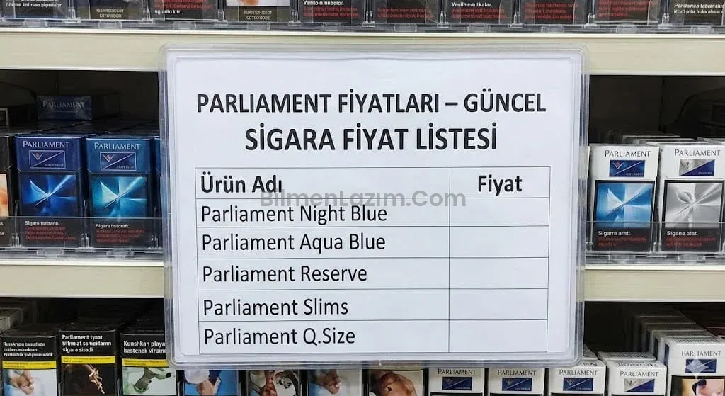 Parliament Fiyatları 2026 – Güncel Sigara Fiyat Listesi