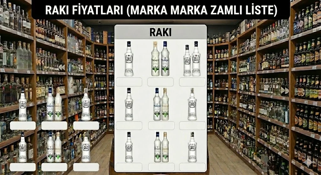 Rakı Fiyatları 2026 (Marka Marka Zamlı Liste)